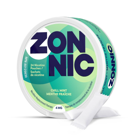 Nicotine Pouches Chill Mint | ZONNIC | 24 Tobacco-Free Pouches