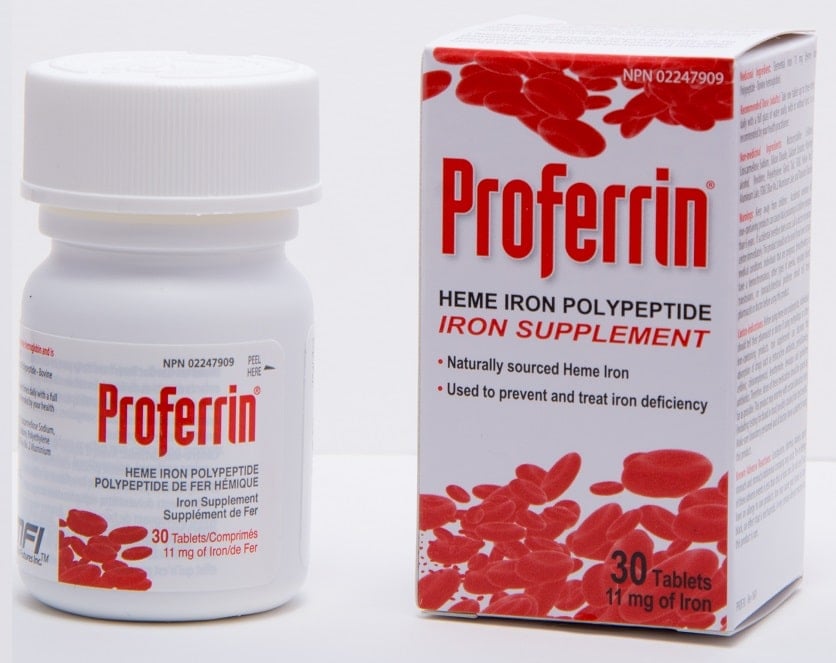 Heme Iron 11mg | Proferrin® | 30 or 90 Tablets