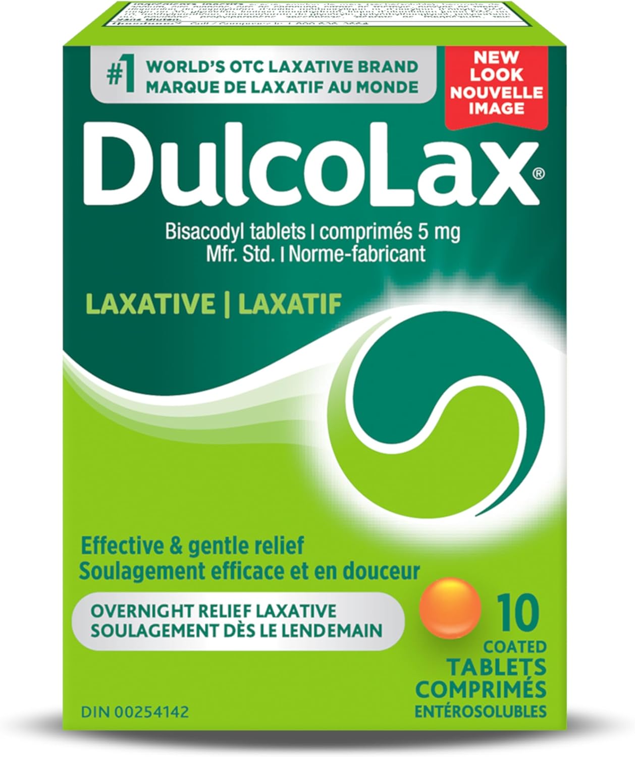 Bisacodyl Tablets | Dulcolax 5mg | 10 Tablets