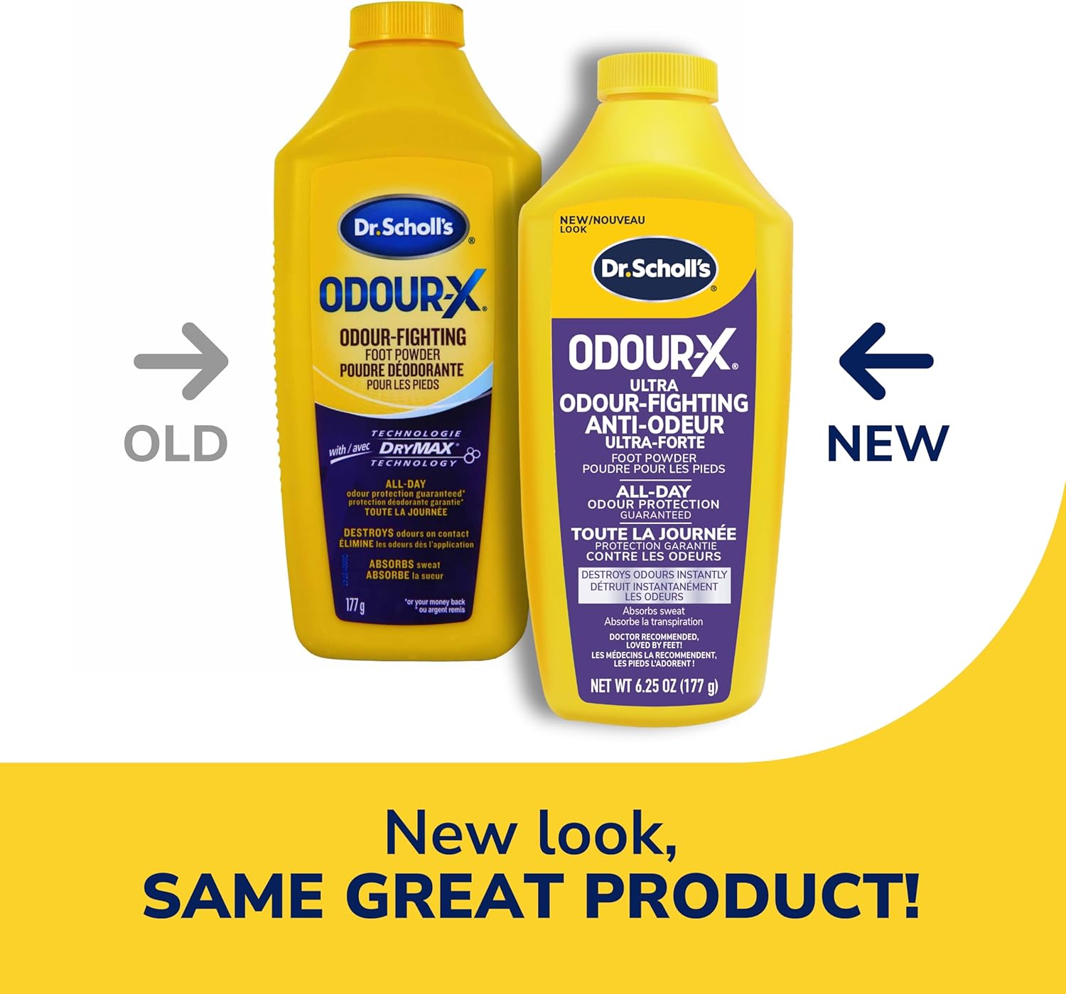 Odour Destroyers All day Deodorant Powder| Dr. Scholl's® | 177 g