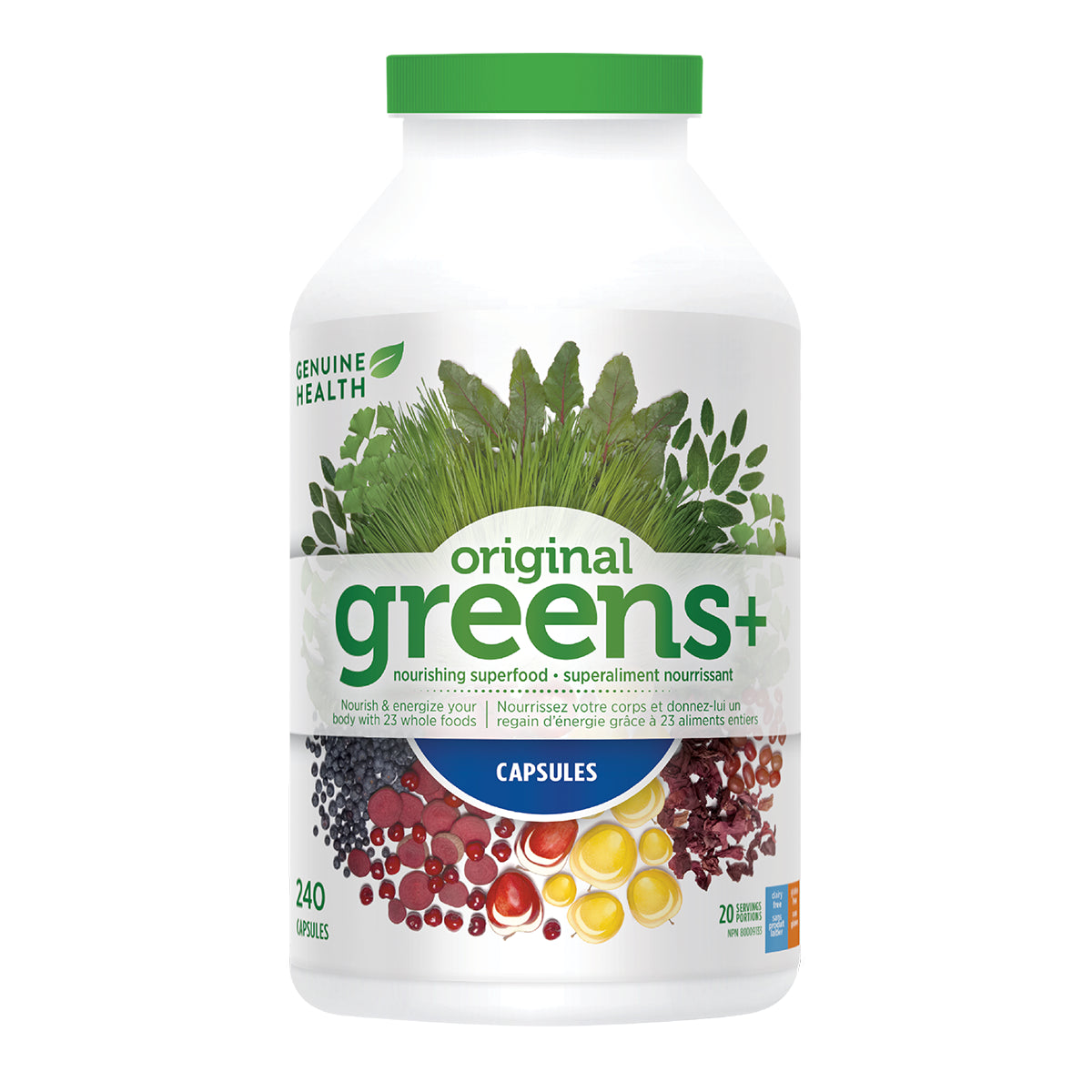 Greens+ Original | Genuine Health | 240 Capsule