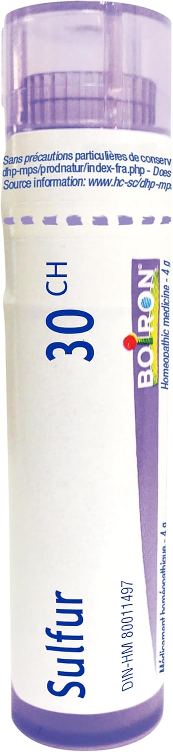 Sulfur 30ch | Boiron® | Each tube contains 4 g (approximately 80 pellets) Visit the Boiron Store