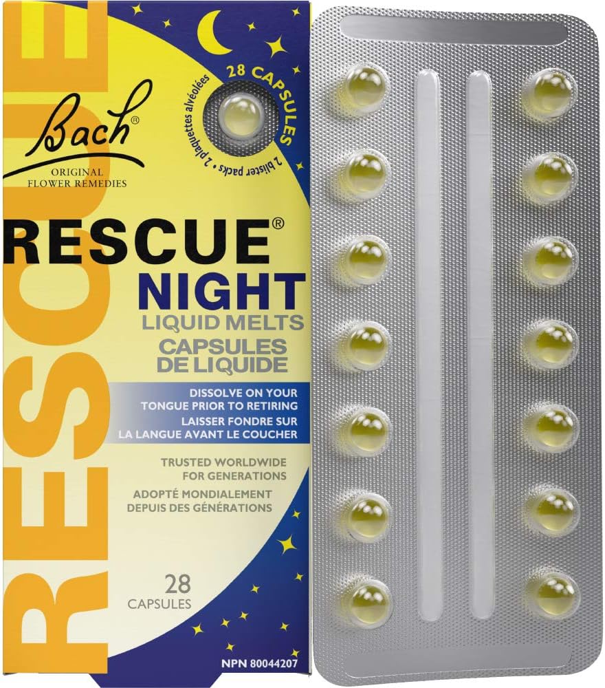 Rescue Remedy.NIGHT Liquid Melts | Bach® RESCUE | 28 Capsule