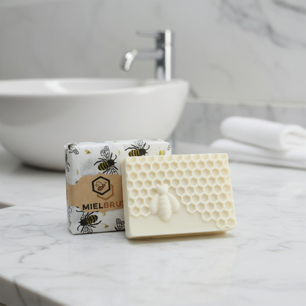 Goat's milk, beeswax and honey soap bar (3 Pack)