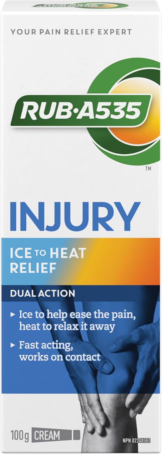 Injury Ice to Heat Relief Cream | RUB•A535™ | 100 gr