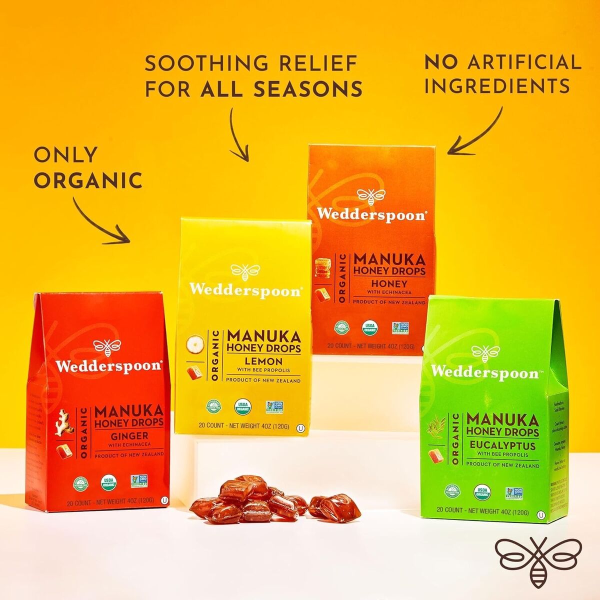 Manuka Honey Drops | Wedderspoon® | Various Flavours