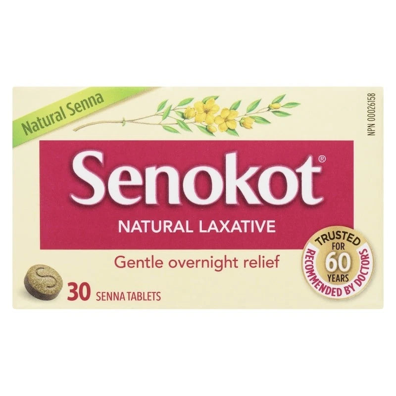 Natural Laxative Tablets by Senokot® – Gentle Overnight Constipation Relief | 10, 30 or 100 Tablets