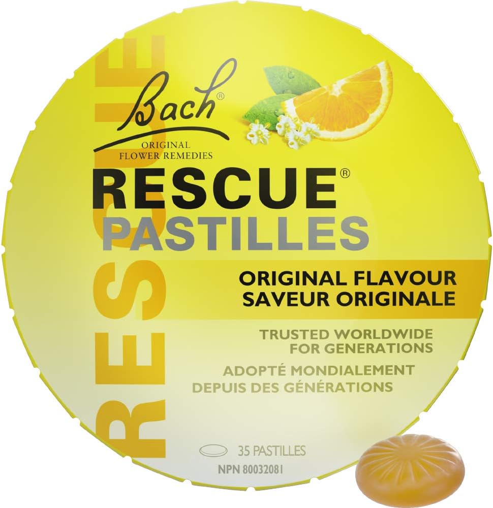 RESCUE PASTILLES | Bach RESCUE |35 Count,Differnt Flavour