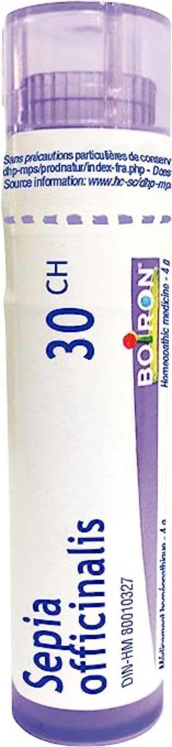 Sepia officinalis 30ch | Boiron® | Each tube contains 4 g (approximately 80 pellets)