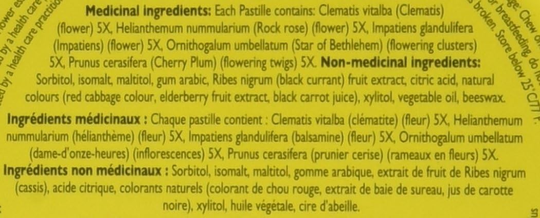 RESCUE PASTILLES | Bach RESCUE |35 Count,Differnt Flavour