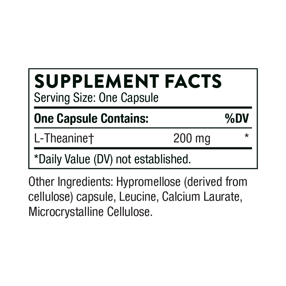 Theanine | Thorne® | 90 Capsules
