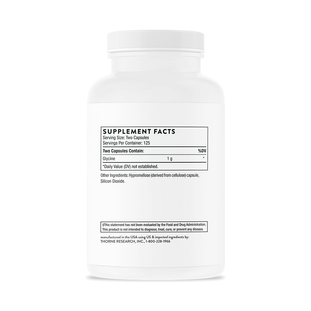 Glycine | Thorne® | 250 Capsules