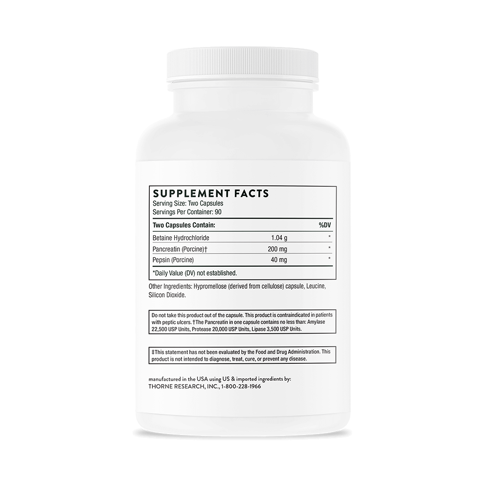 Multi Enzyme | Thorne® | 180 Capsules