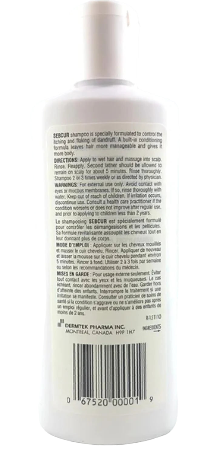 Medicated shampoo | Sebcur | 120 mL