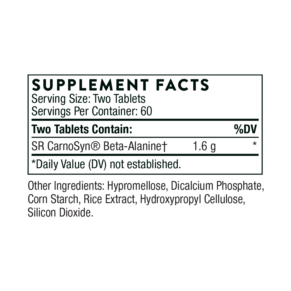 Beta Alanine-SR | Thorne® | 120 Capsules