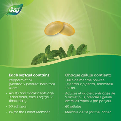 Pepogest™ (Peppermint Oil) | Nature's Way® | 60 Capsules