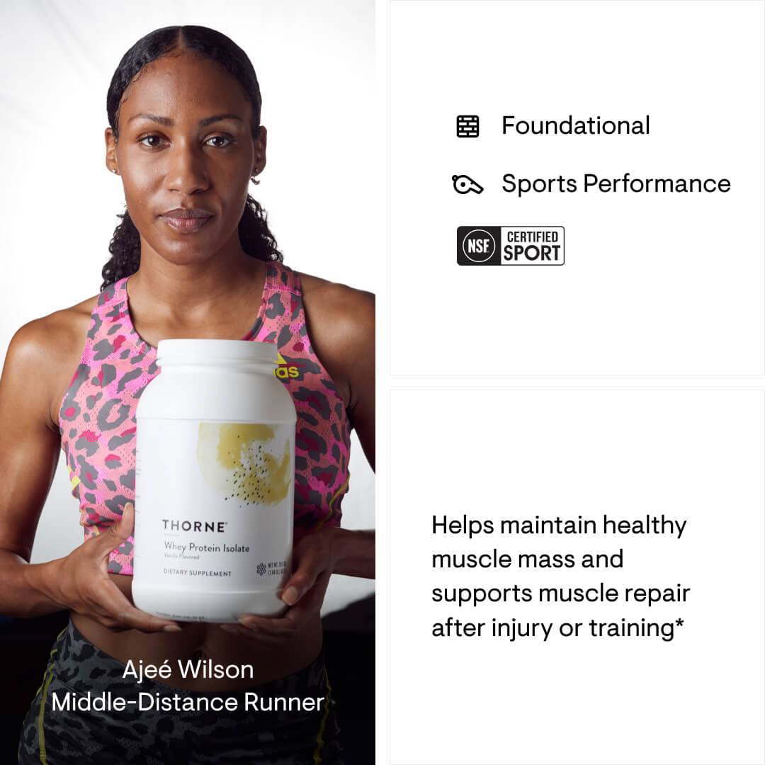 Whey Protein Isolate | Thorne® | 31.9 or 29.5 oz