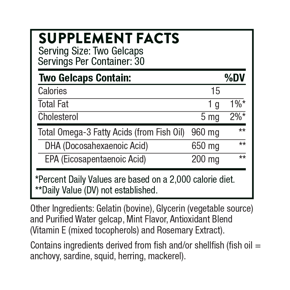 Advanced DHA | Thorne® | 60 Capsules