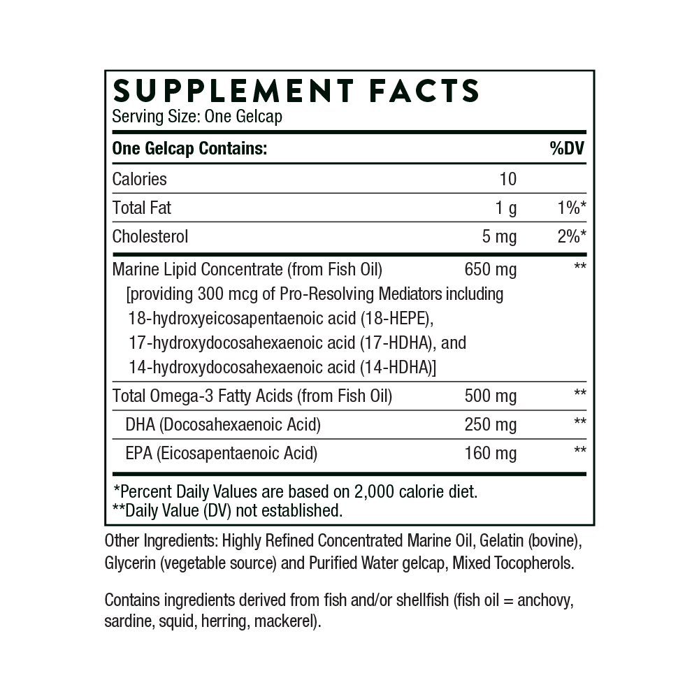 Pro-Resolving Mediators | Thorne® | 60 Gelcaps