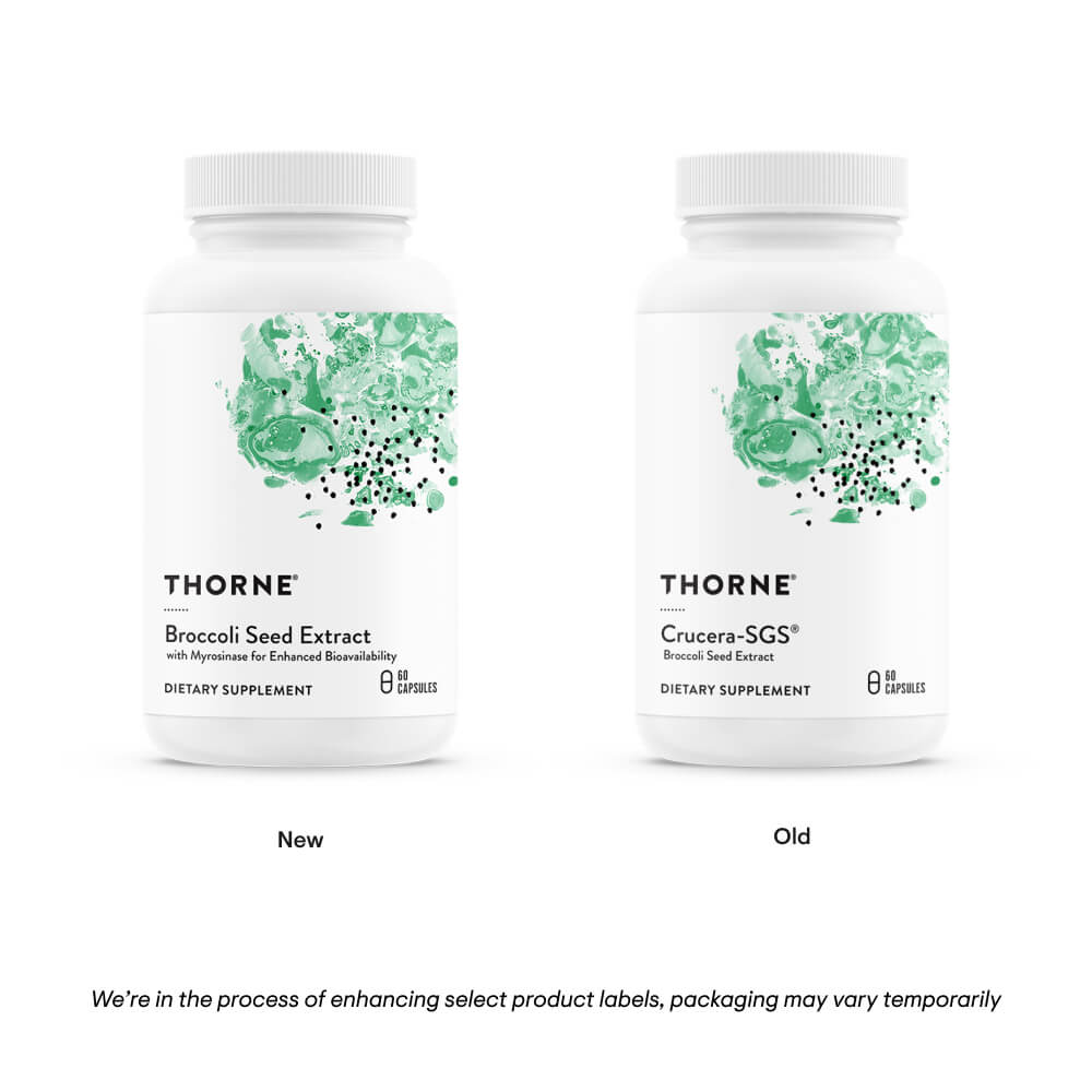 Broccoli Seed Extract | Thorne® | 60 Capsules