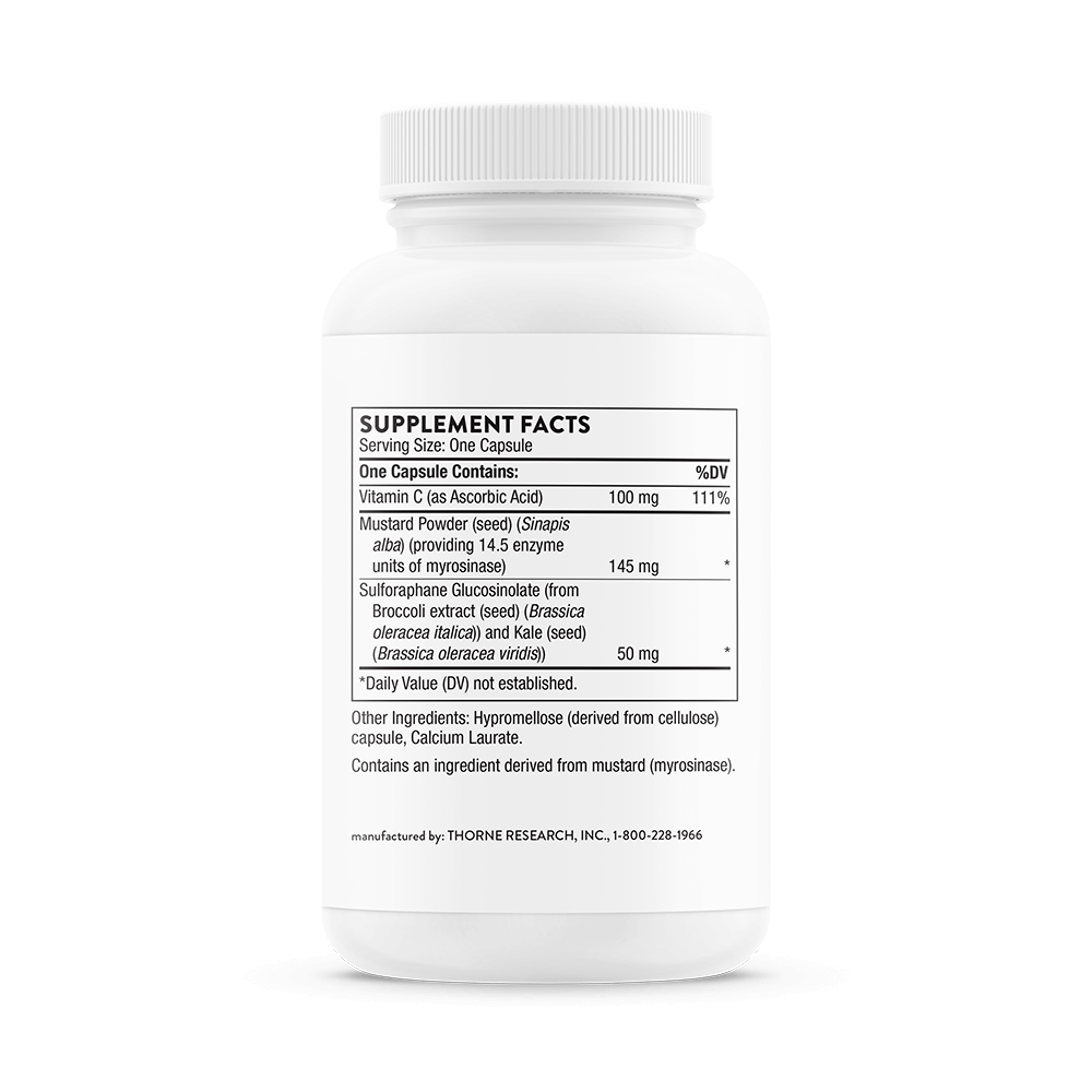 Broccoli Seed Extract | Thorne® | 60 Capsules