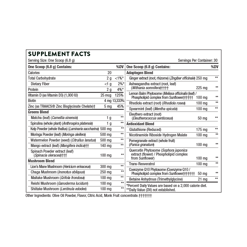 Daily Greens Plus | Thorne® | 7.2 oz