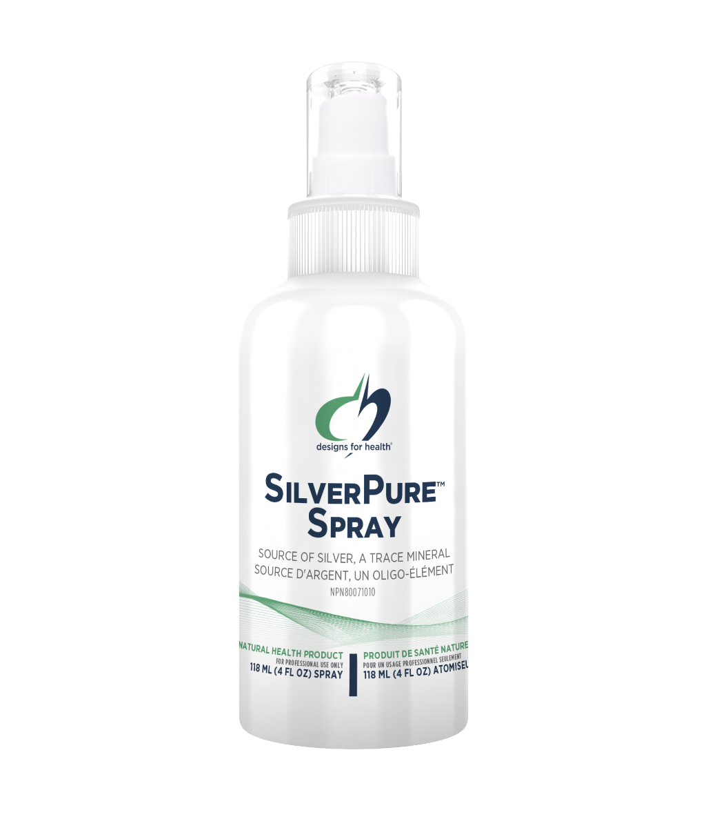 SilverPure™ Spray | Designs for Health® | 4 fl oz (118 mL) Liquid