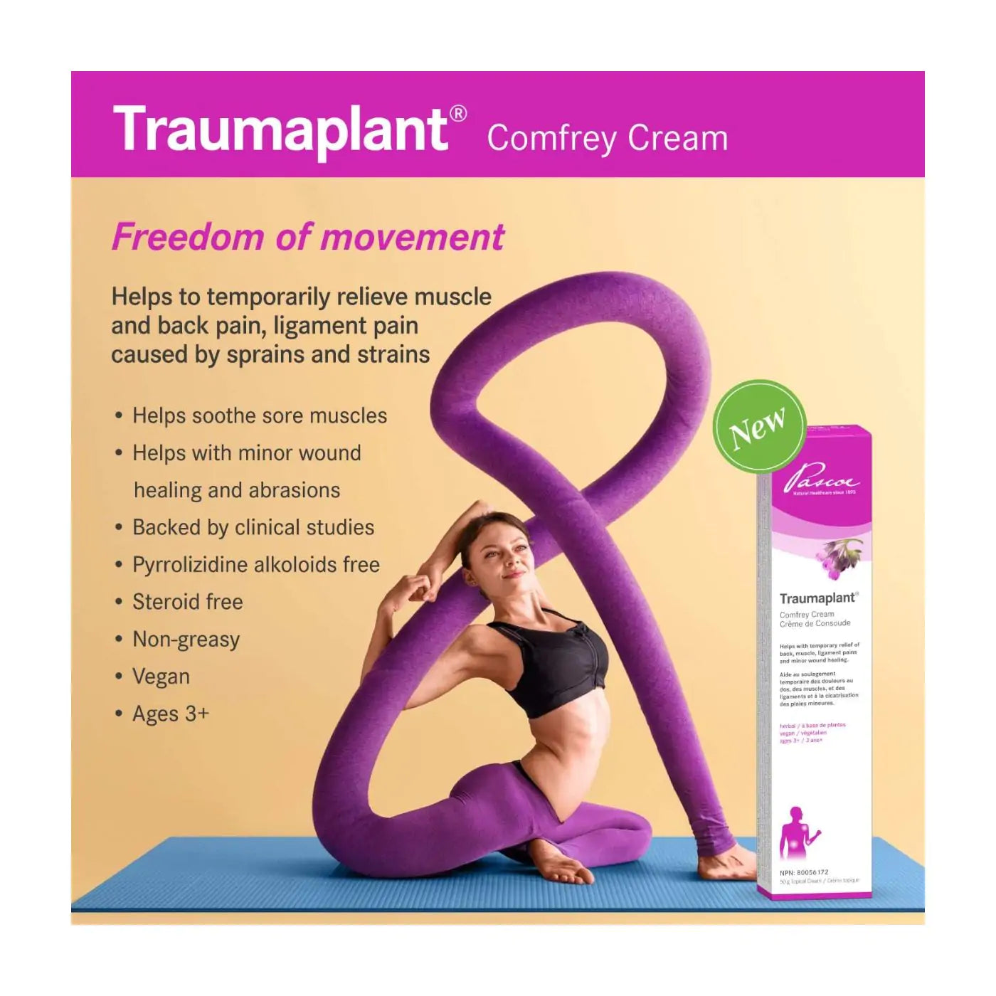 Traumaplant Comfrey Cream | Pascoe | 10 g