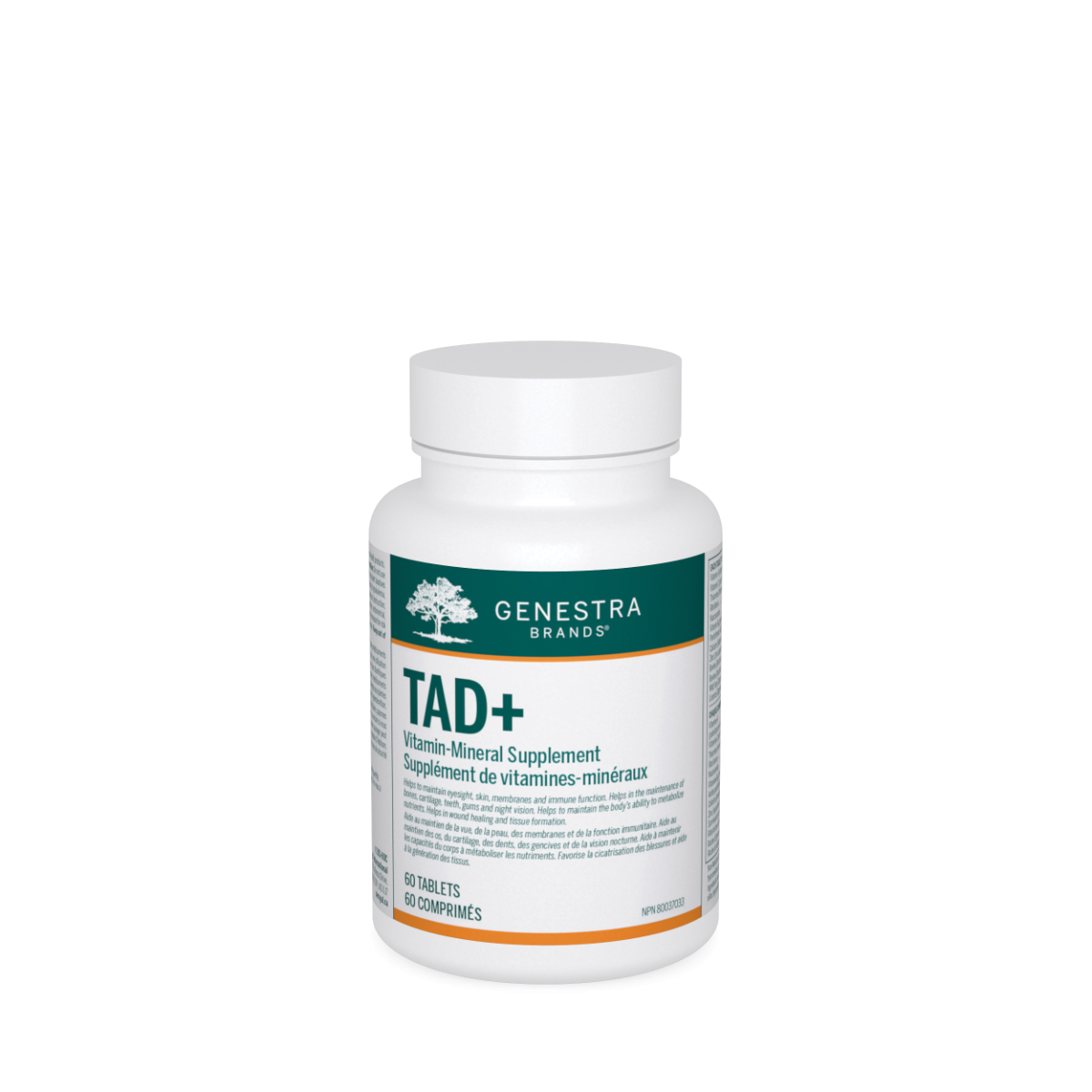 TAD+ by Genestra Brands® – Adrenal, Stress & Energy Support | 60 or 120 Tablets