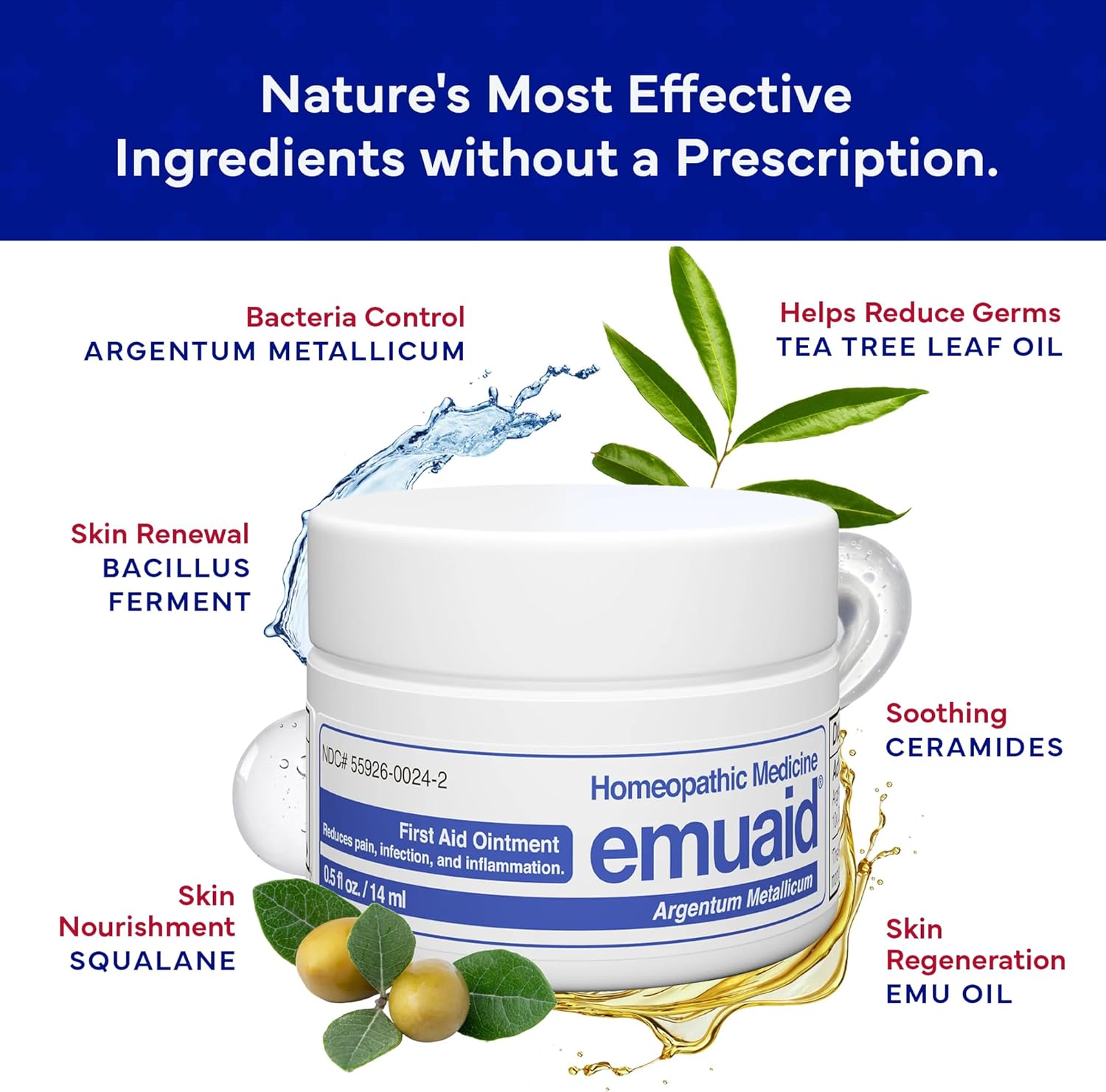Ointment for Eczema and Psoriasis Relief | emuaid® | 59 mL
