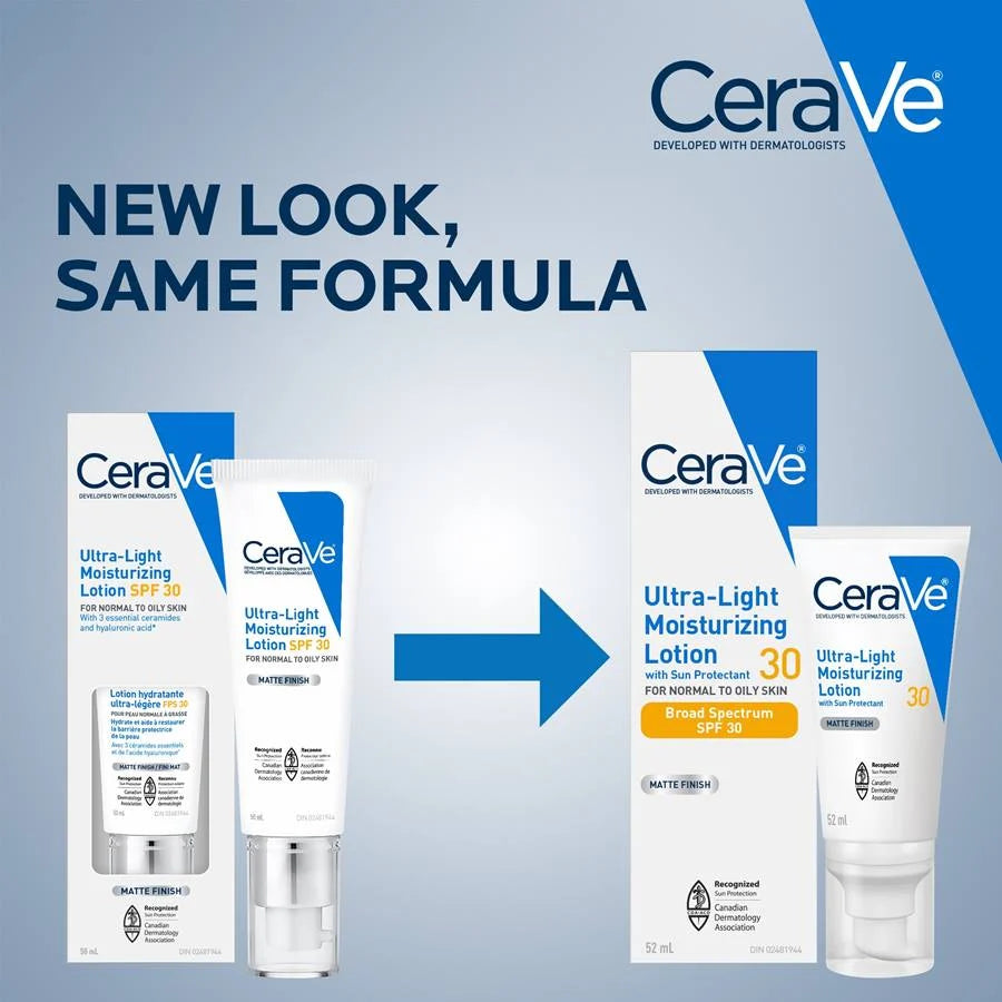 Ultra-Light Moisturizing Lotion SPF 30 | Cerave® | 50 mL
