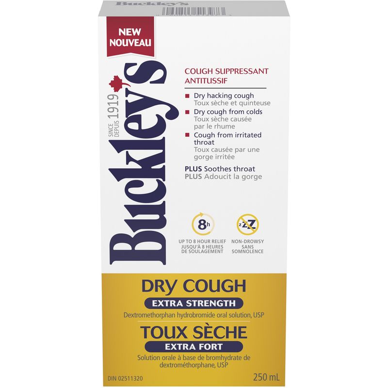 Dry Cough Extra Strength | Buckley's® | 150 mL or 250 mL