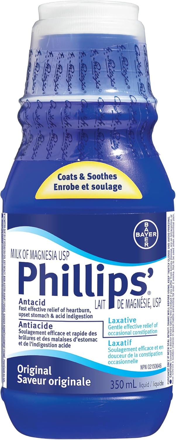 Milk of Magnesia Original Laxative Liquid |Phillips |350ml
