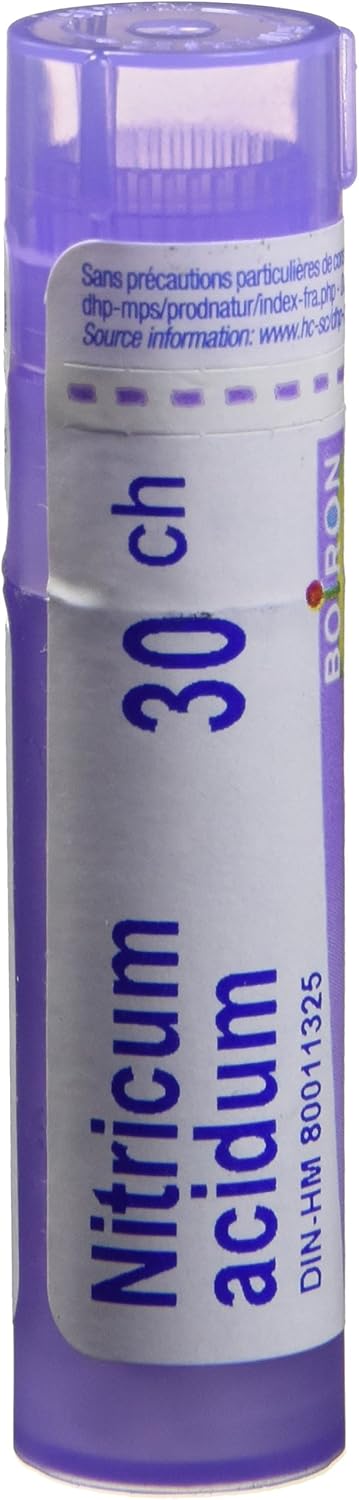 Nitricum acidum 30ch | Boiron® | Each tube contains 4 g (approximately 80 pellets)