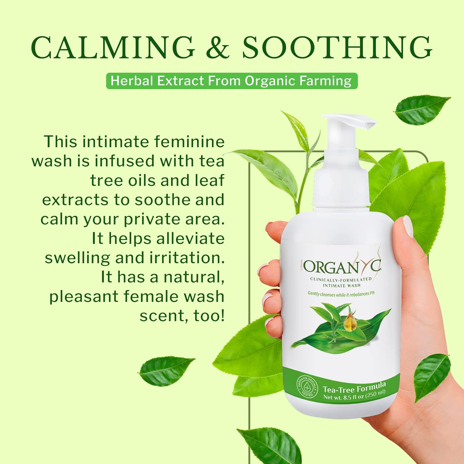 Hygiene Wash Tea Tree | Organyc® | 250 mL