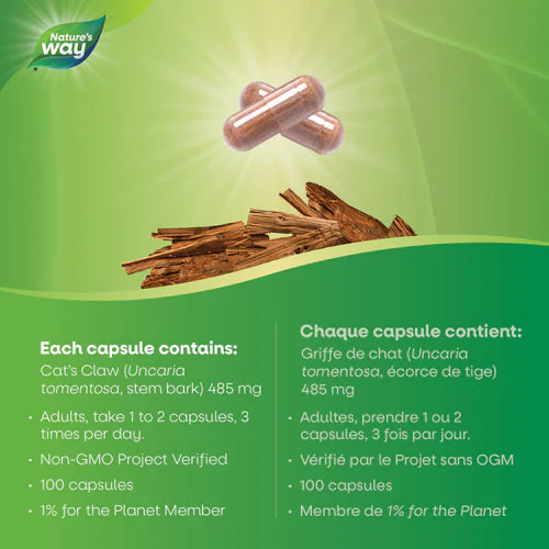 Cat’s Claw | Nature's Way® | 100 Capsules