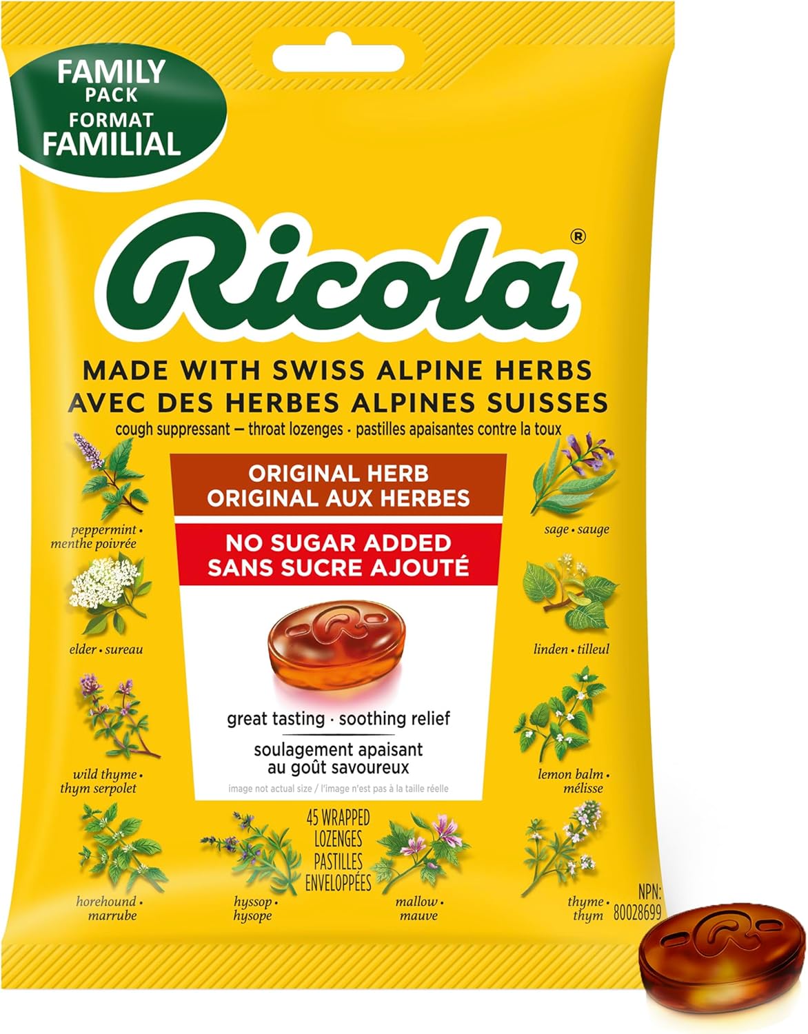 Cough Drops|Ricola|variety of flavours