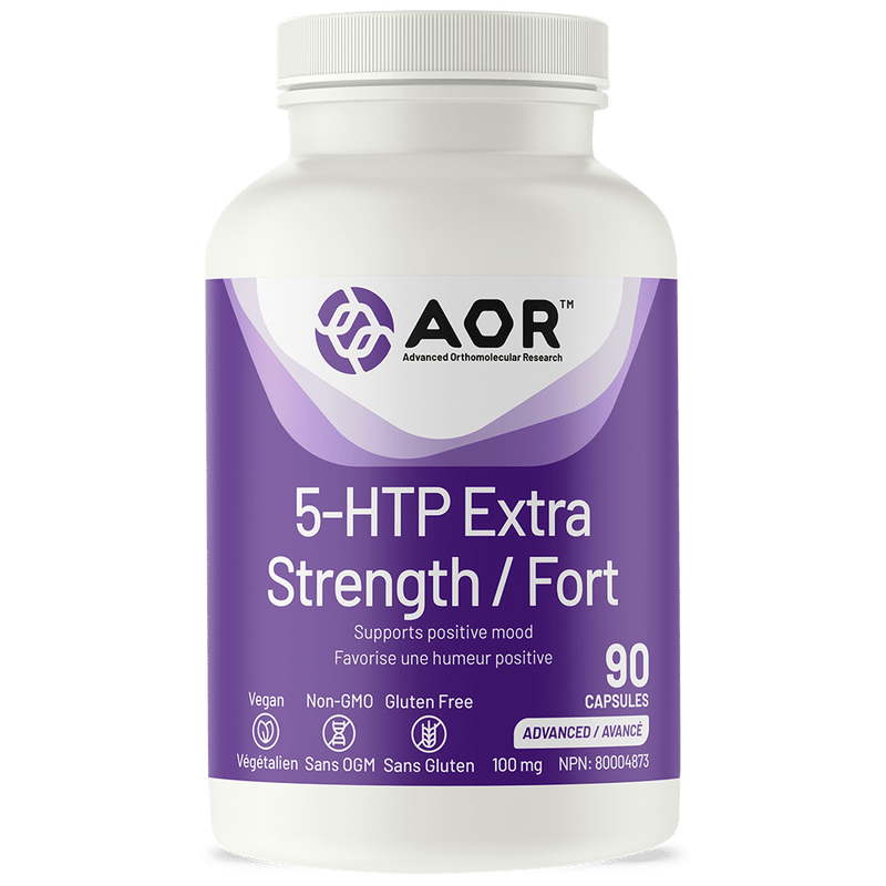 5-HTP Extra Strength | AOR™ | 60 or 90 Capsules - Coal Harbour Pharmacy