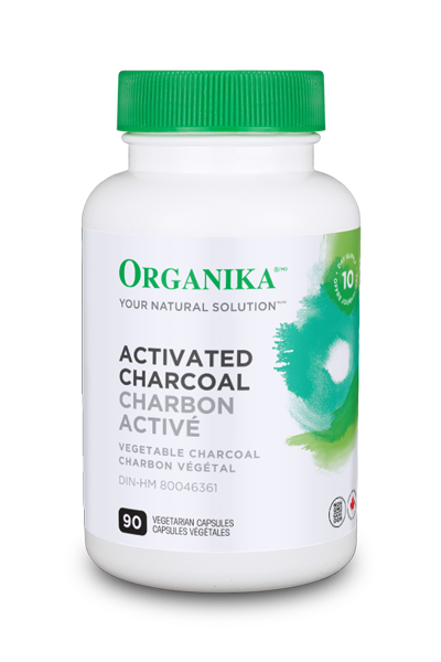 Activated Charcoal Capsules® | Organika® | 90 Veggie Caps