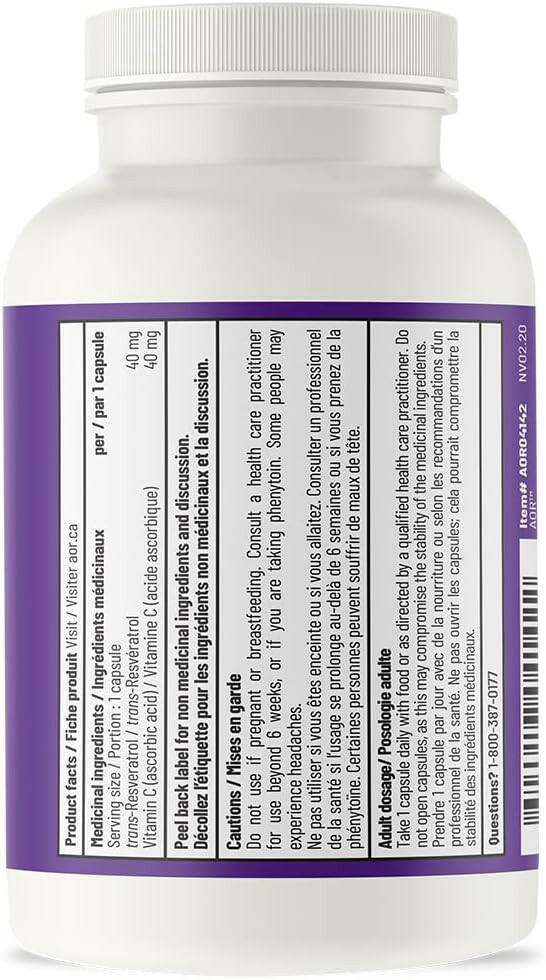 Acta-Resveratrol | AOR™ | 90 Capsules - Coal Harbour Pharmacy