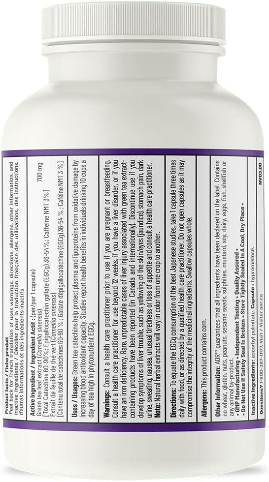 Active Green Tea | AOR™ | 90 or 180 Capsules - Coal Harbour Pharmacy