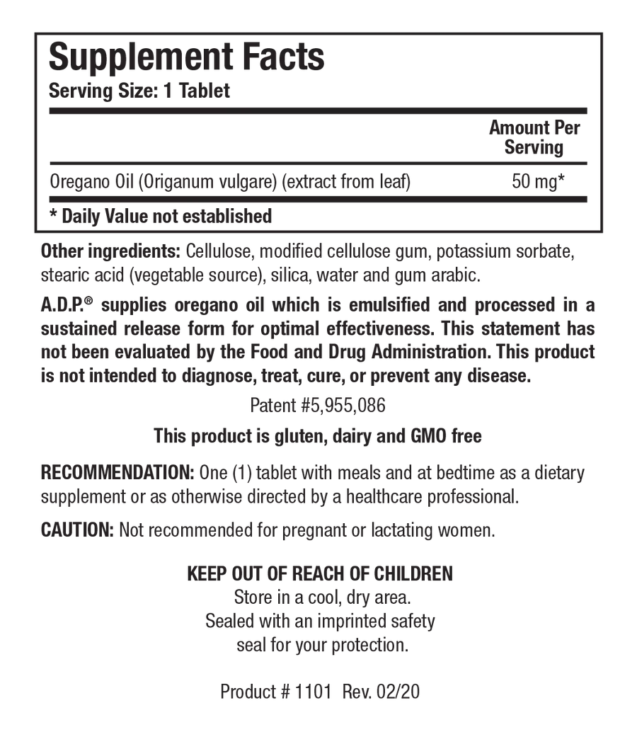A.D.P. | Biotics Research® | 60 or 120 Tablets - Coal Harbour Pharmacy