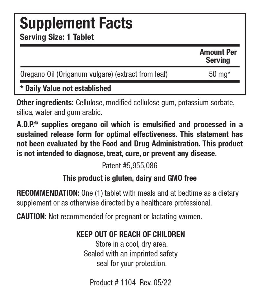 A.D.P. | Biotics Research® | 60 or 120 Tablets - Coal Harbour Pharmacy