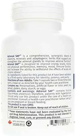 Adrenal SAP | NFH | 90 Capsules - Coal Harbour Pharmacy