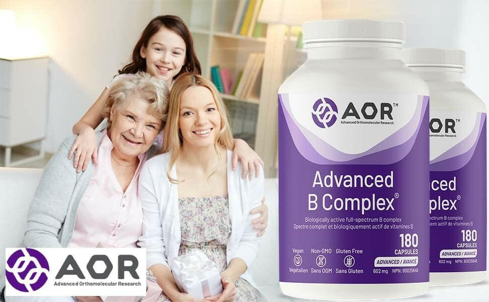 Advanced B Complex® | AOR™ | 90 or 180 Capsules - Coal Harbour Pharmacy