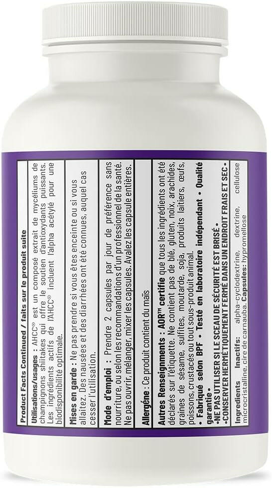 AHCC | AOR™ | 60 Capsules - Coal Harbour Pharmacy