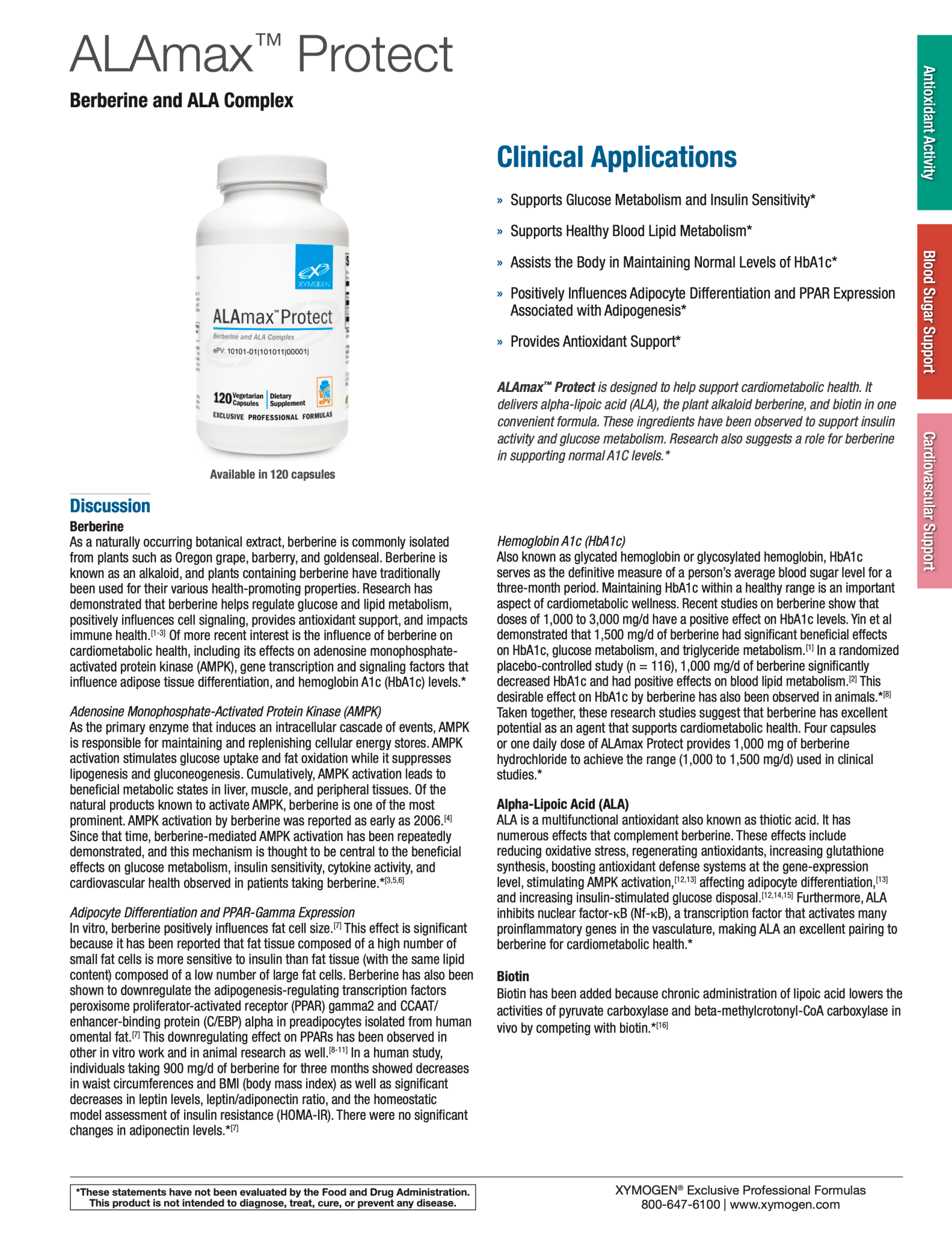 ALAmax™ Protect | Xymogen® | 120 Capsules - Coal Harbour Pharmacy