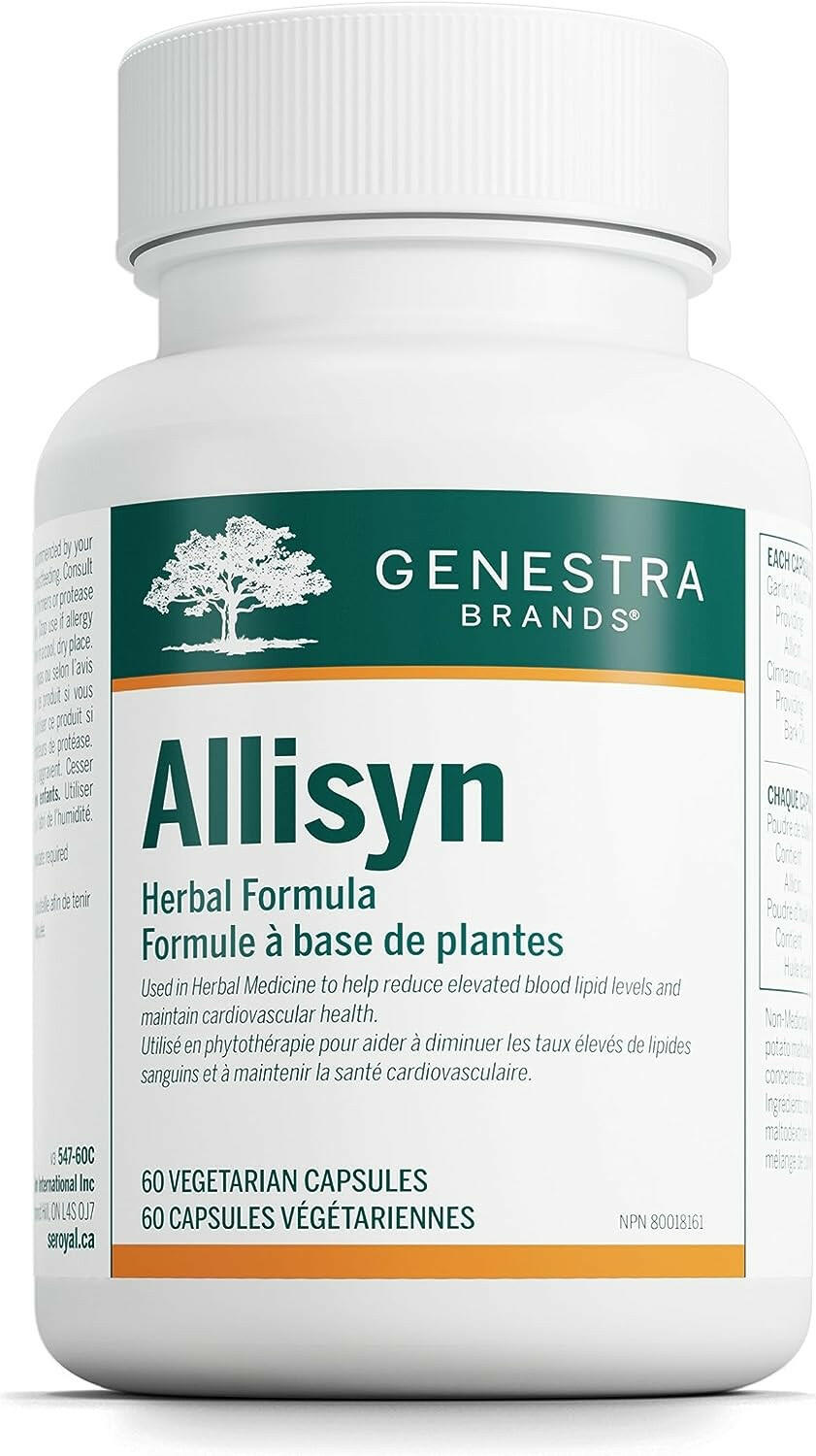 Allisyn | Genestra Brands® | 60 Vegetable Capsules - Coal Harbour Pharmacy