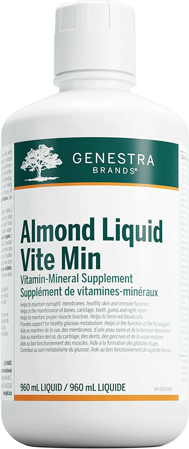 Almond Liquid Vite Min Genestra Brands® 960 mL Liquid