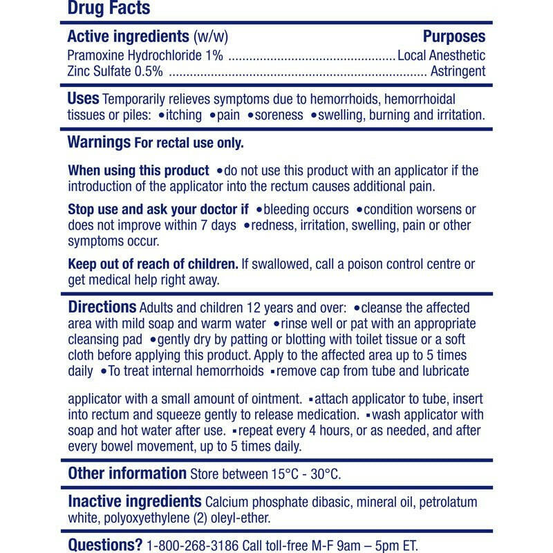 Anusol™ Plus Ointment | Anusol™ | 30 Grams - Coal Harbour Pharmacy